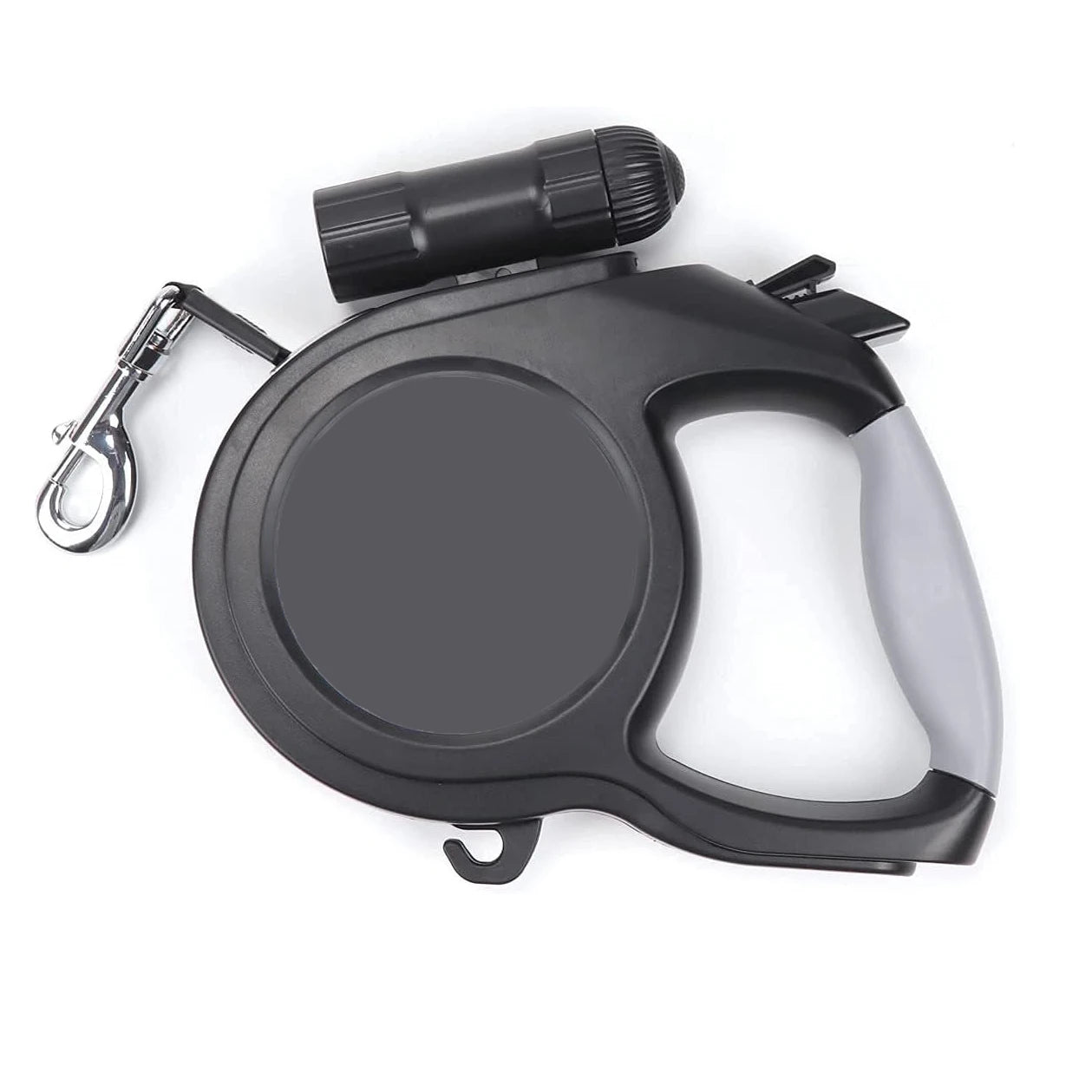 8M retractable dog leash with LED lights, perfect for powerful dogs up to 50 kg, ideal for safe and comfortable day or night walks. - Luxempirez