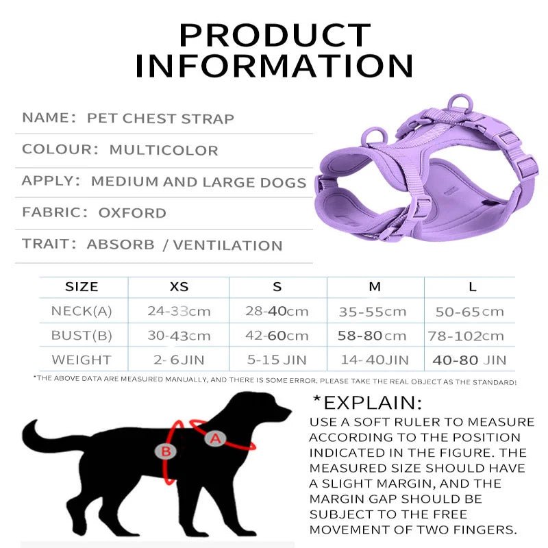 Add style to every walk with our colorful harness and accessories set! Designed for comfort and durability, each set includes a harness, leash, collar, and a handy dispenser for waste bags. Choose your favorite from a range of trendy colors. - Luxempirez