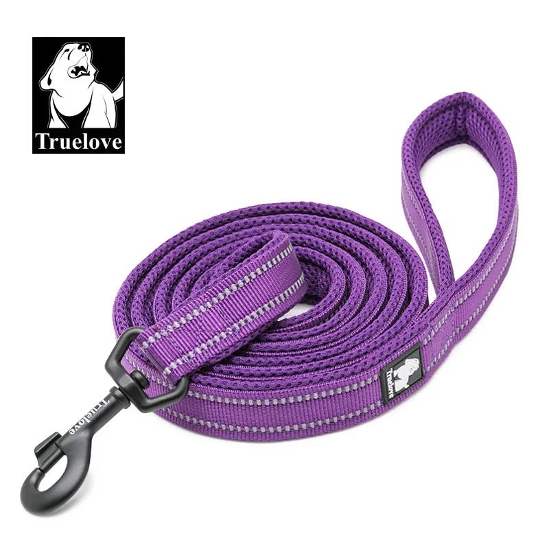 Brighten your daily walks with the Truelove leash! Available in a stunning range of colors, this leash combines durability, comfort, and style for every pet owner. Its strong clip and soft handle ensure safety and control, while the reflective stitching. - Luxempirez