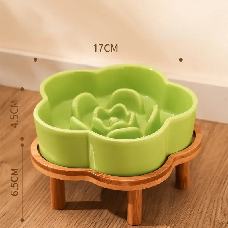 Colorful flower - shaped slow feeder bowls that turn every meal into a fun, healthy eating ritual for dogs and cats. - Luxempirez