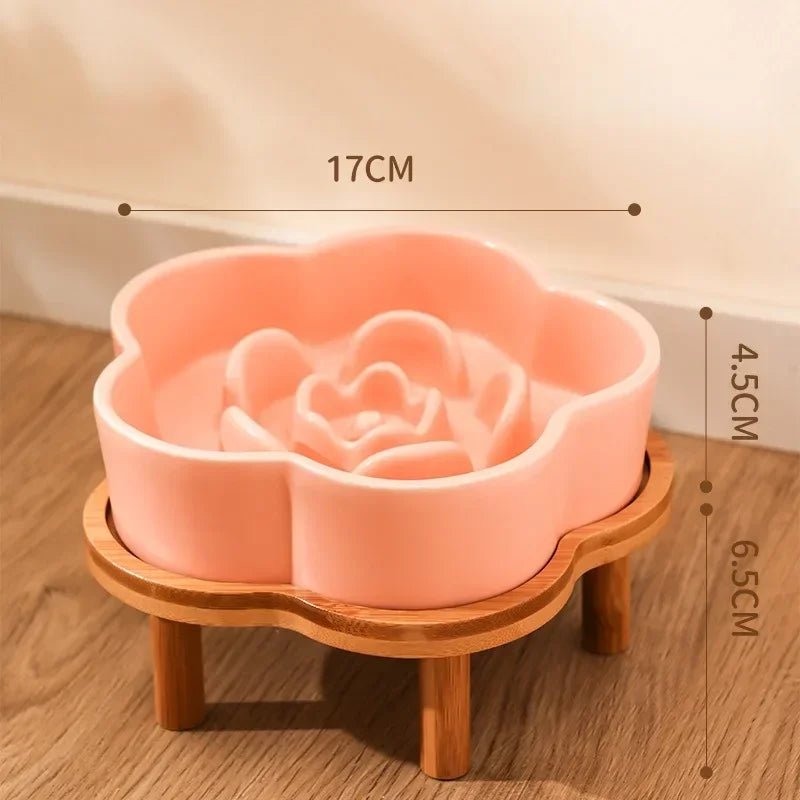 Colorful flower - shaped slow feeder bowls that turn every meal into a fun, healthy eating ritual for dogs and cats. - Luxempirez