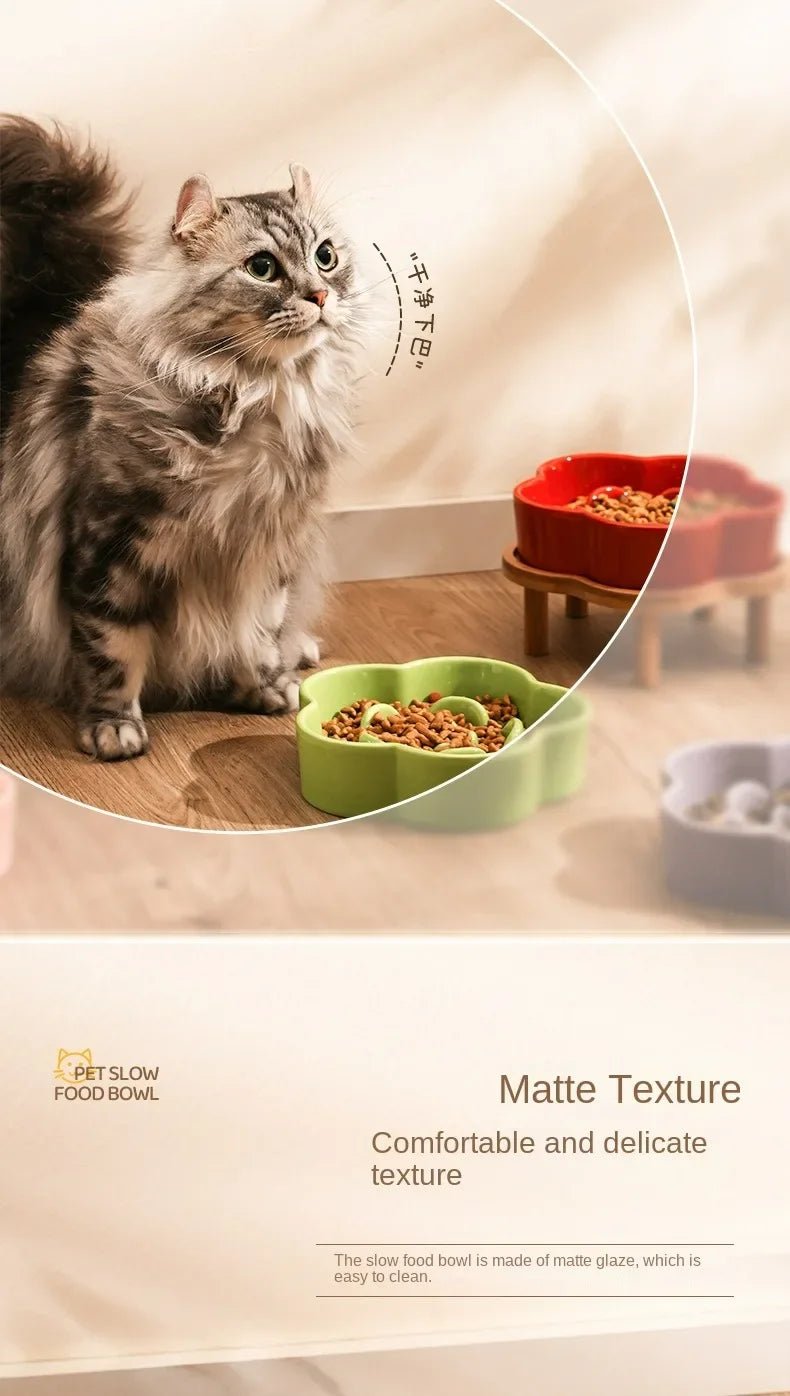 Colorful flower - shaped slow feeder bowls that turn every meal into a fun, healthy eating ritual for dogs and cats. - Luxempirez