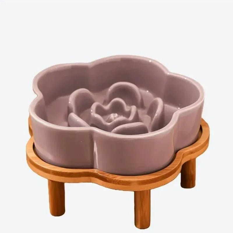Colorful flower - shaped slow feeder bowls that turn every meal into a fun, healthy eating ritual for dogs and cats. - Luxempirez