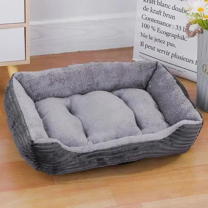 Cozy, colorful and ultra - soft, this plush pet bed is designed to give your dog or cat a warm, secure place to curl up and sleep deeply. - Luxempirez