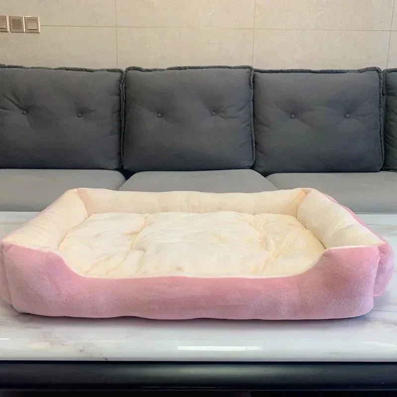 Cozy, colorful and ultra - soft, this plush pet bed is designed to give your dog or cat a warm, secure place to curl up and sleep deeply. - Luxempirez