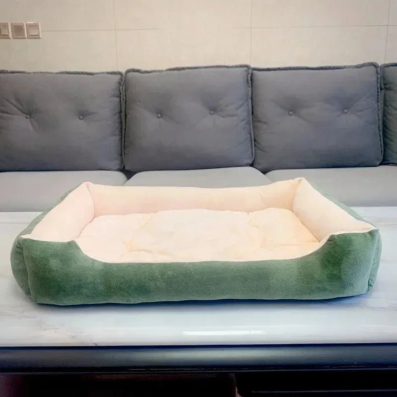 Cozy, colorful and ultra - soft, this plush pet bed is designed to give your dog or cat a warm, secure place to curl up and sleep deeply. - Luxempirez