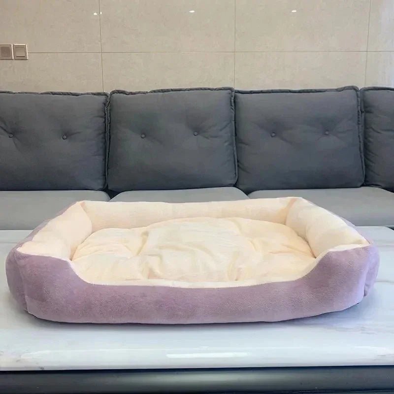 Cozy, colorful and ultra - soft, this plush pet bed is designed to give your dog or cat a warm, secure place to curl up and sleep deeply. - Luxempirez
