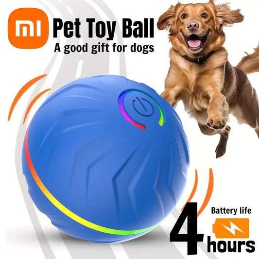 Discover the ultimate in interactive luxury with the Xiaomi Smart Gravity Pet Toy Ball. Featuring intelligent motion technology and vibrant LED accents, this elegant gadget provides your pet with endless entertainment for up to four continuous hours. - Luxempirez