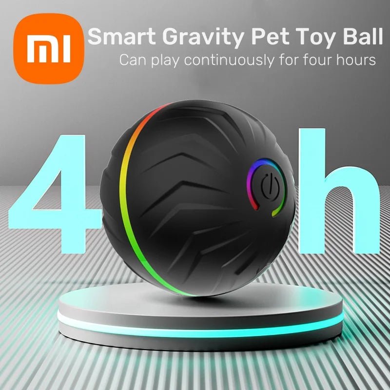 Discover the ultimate in interactive luxury with the Xiaomi Smart Gravity Pet Toy Ball. Featuring intelligent motion technology and vibrant LED accents, this elegant gadget provides your pet with endless entertainment for up to four continuous hours. - Luxempirez