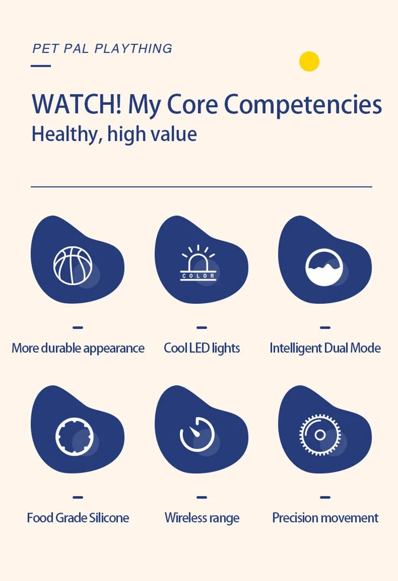 Discover the ultimate in interactive luxury with the Xiaomi Smart Gravity Pet Toy Ball. Featuring intelligent motion technology and vibrant LED accents, this elegant gadget provides your pet with endless entertainment for up to four continuous hours. - Luxempirez