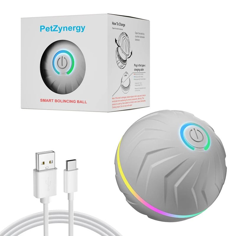 Discover the ultimate in interactive luxury with the Xiaomi Smart Gravity Pet Toy Ball. Featuring intelligent motion technology and vibrant LED accents, this elegant gadget provides your pet with endless entertainment for up to four continuous hours. - Luxempirez