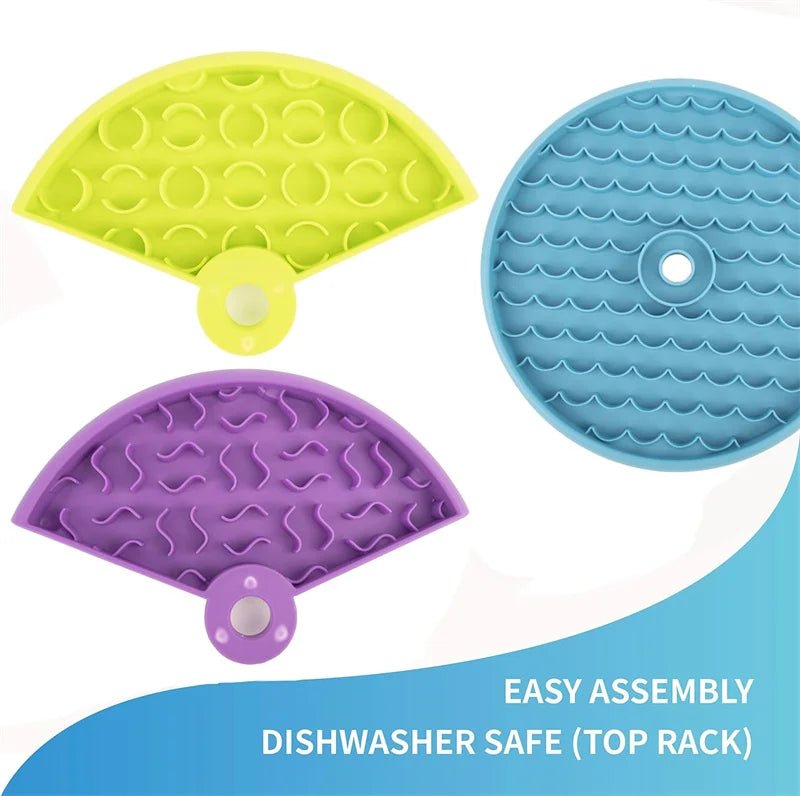 Dog Puzzle Slow Feeder Bowl mangeoire d'enrichissement interactive avec des couches rotatives qui transforme l'heure des repas en un jeu cérébral amusant tout en ralentissant l'alimentation et en réduisant l'anxiété. - Luxempirez