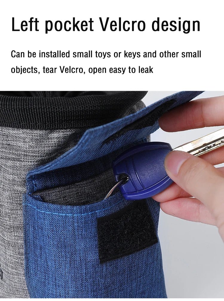 Pochette à friandises/sac banane pour dressage de chiens, idéale pour les propriétaires de chiens et les dresseurs professionnels qui souhaitent un accès rapide et mains libres aux récompenses lors de promenades, de séances de sport ou d'obéissance. - Luxempirez