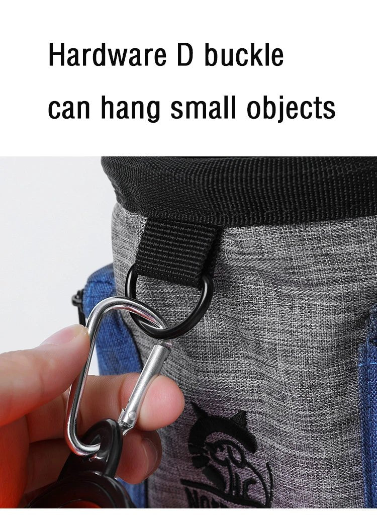 Pochette à friandises/sac banane pour dressage de chiens, idéale pour les propriétaires de chiens et les dresseurs professionnels qui souhaitent un accès rapide et mains libres aux récompenses lors de promenades, de séances de sport ou d'obéissance. - Luxempirez