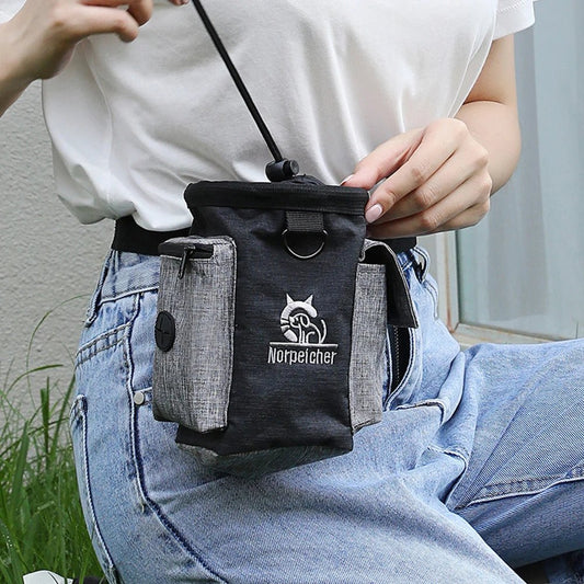 Dog training treat pouch / waist bag ideal for dog owners and professional trainers who want fast, hands‑free access to rewards during walks, sports or obedience sessions. - Luxempirez