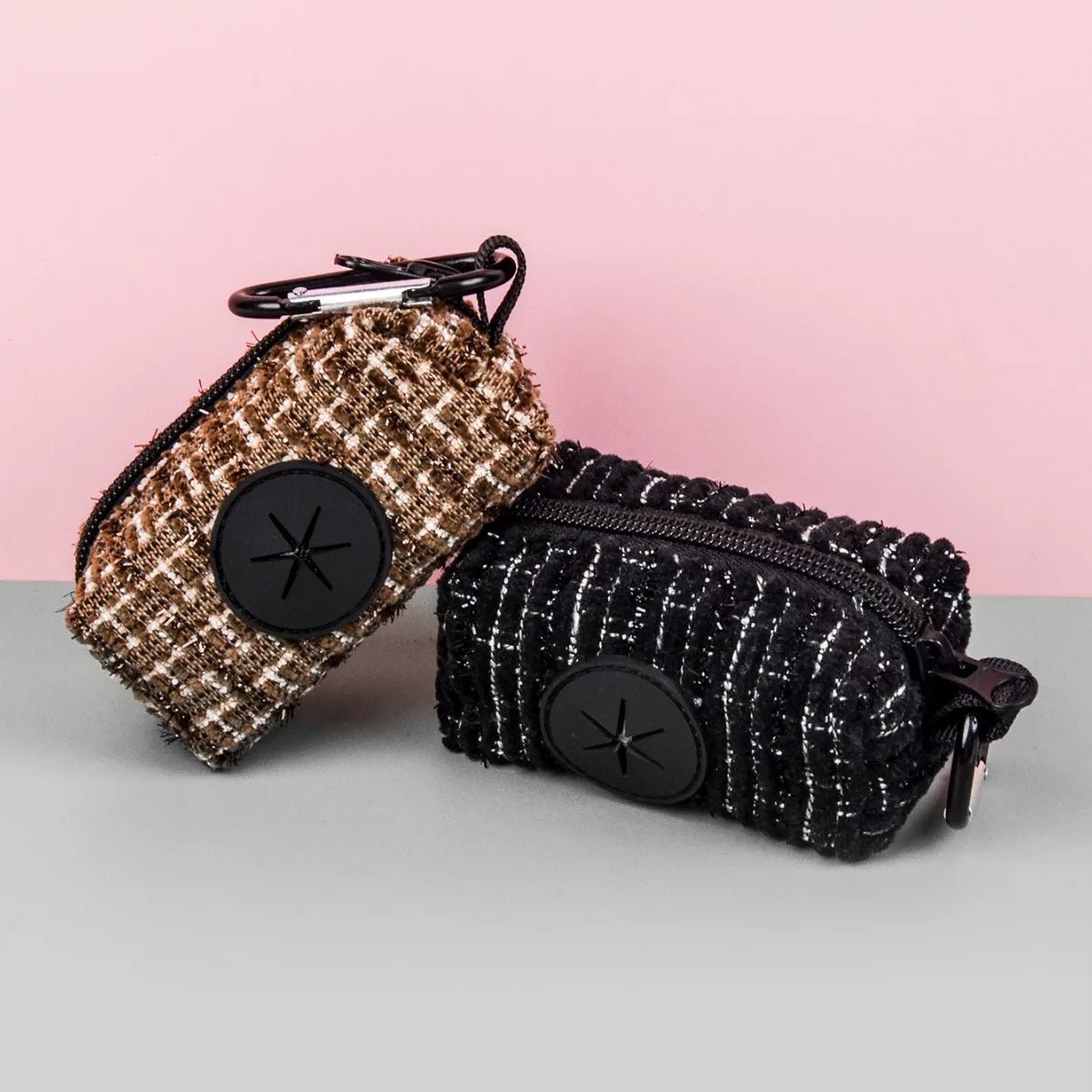 Dress up every walk with this chic poop bag holder, a stylish little accessory that clips effortlessly onto any leash or handbag. - Luxempirez
