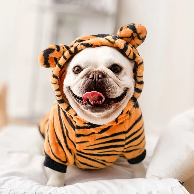 Dress your dog in style with our adorable animal onesies! Soft, comfy, and easy to wear perfect for photos or cozy days at home. Choose your favorite look and make your pet stand out! - Luxempirez