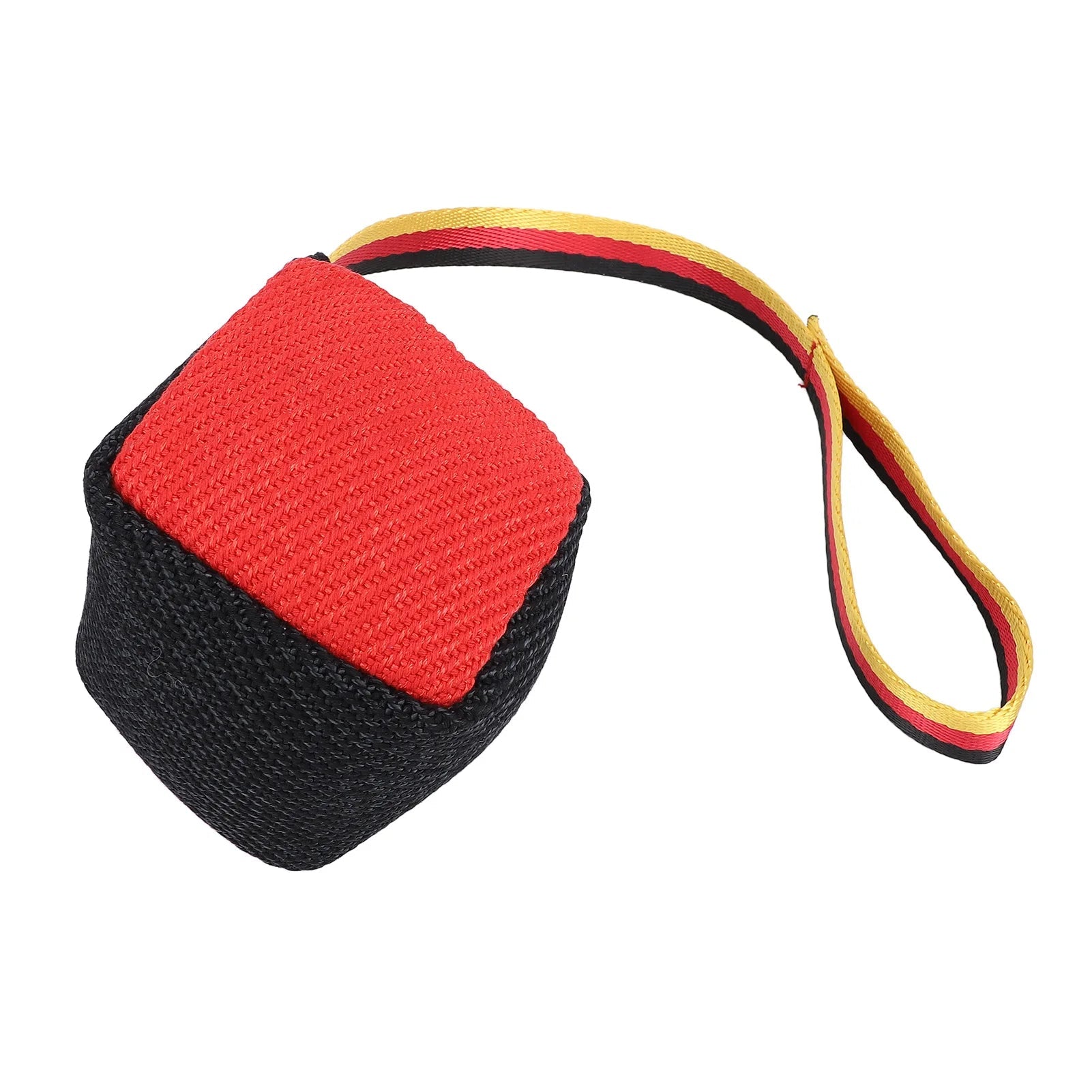 Cube jouet à mordre durable avec corde conçu pour mâcher, tirer et faire de l'exercice quotidien, idéal pour les chiens qui aiment tirer, poursuivre et ronger. - Luxempirez