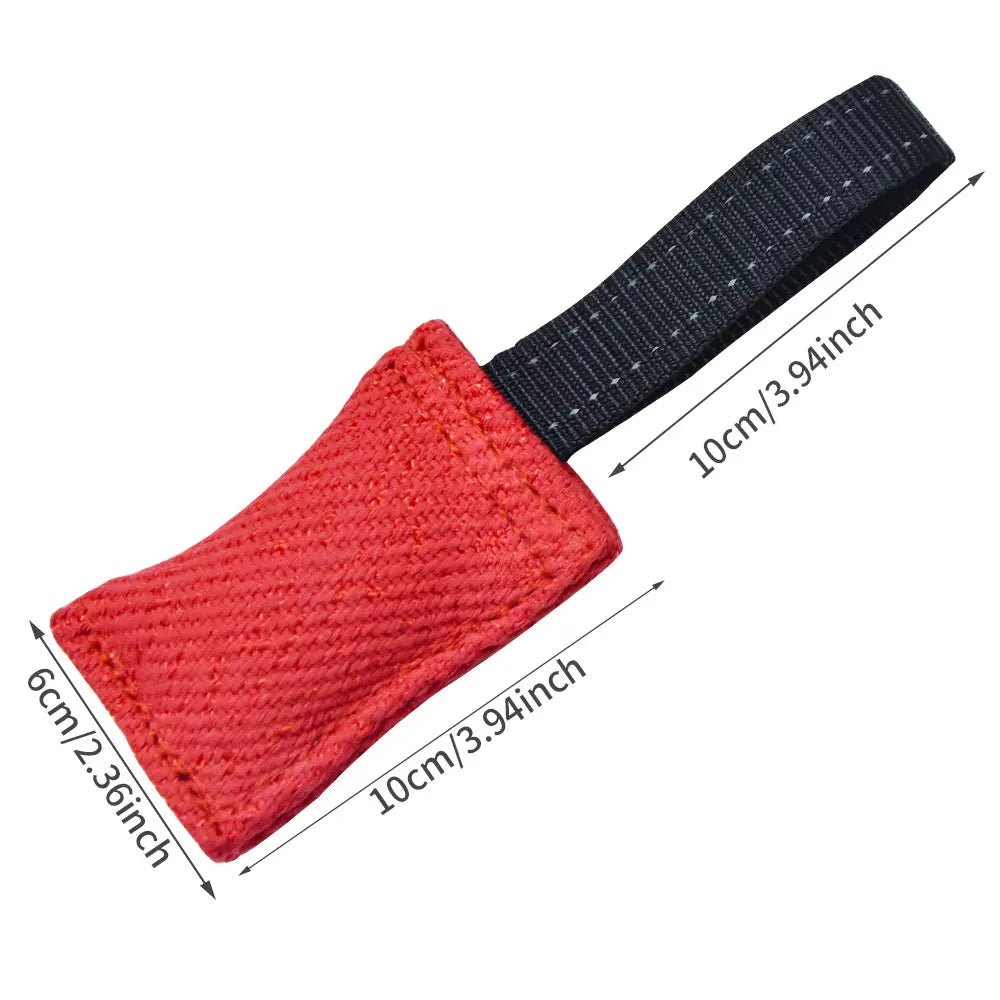 Durable dog tug toy in tear‑resistant linen, perfect for interactive games, chewing and training sessions with energetic pups of all sizes - Luxempirez