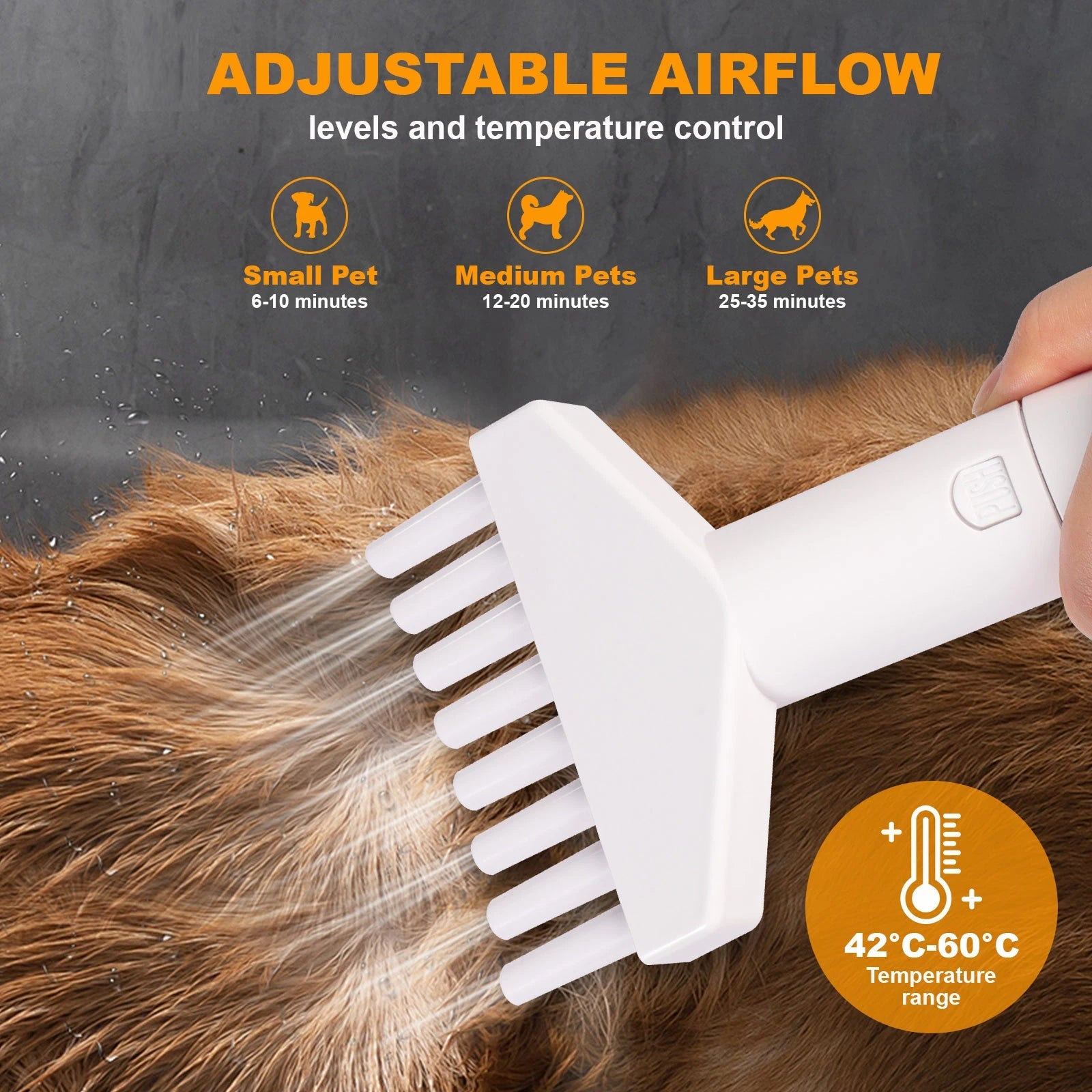 Efficient 8‑in‑1 grooming kit with vacuum and dryer that removes loose hair while keeping your home clean and your pet calm. - Luxempirez