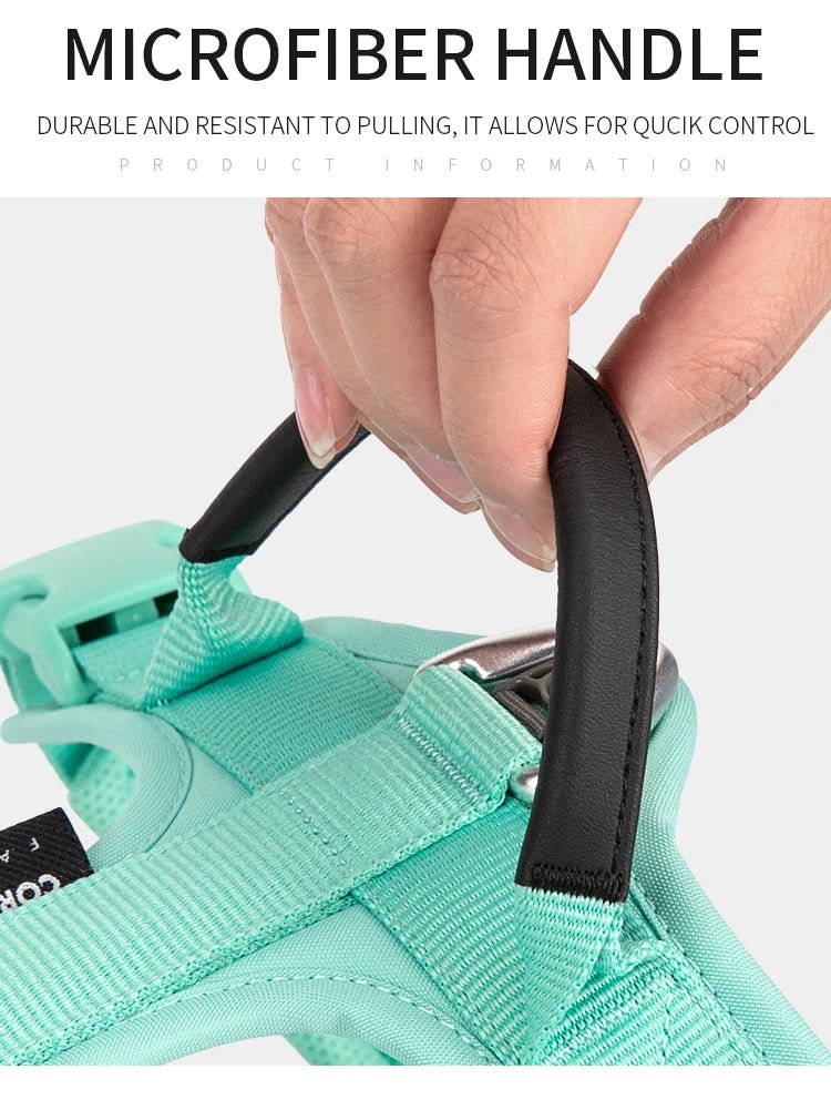 Effortlessly chic and feather - light, this harness brings everyday luxury to active dogs who need both style and control. - Luxempirez