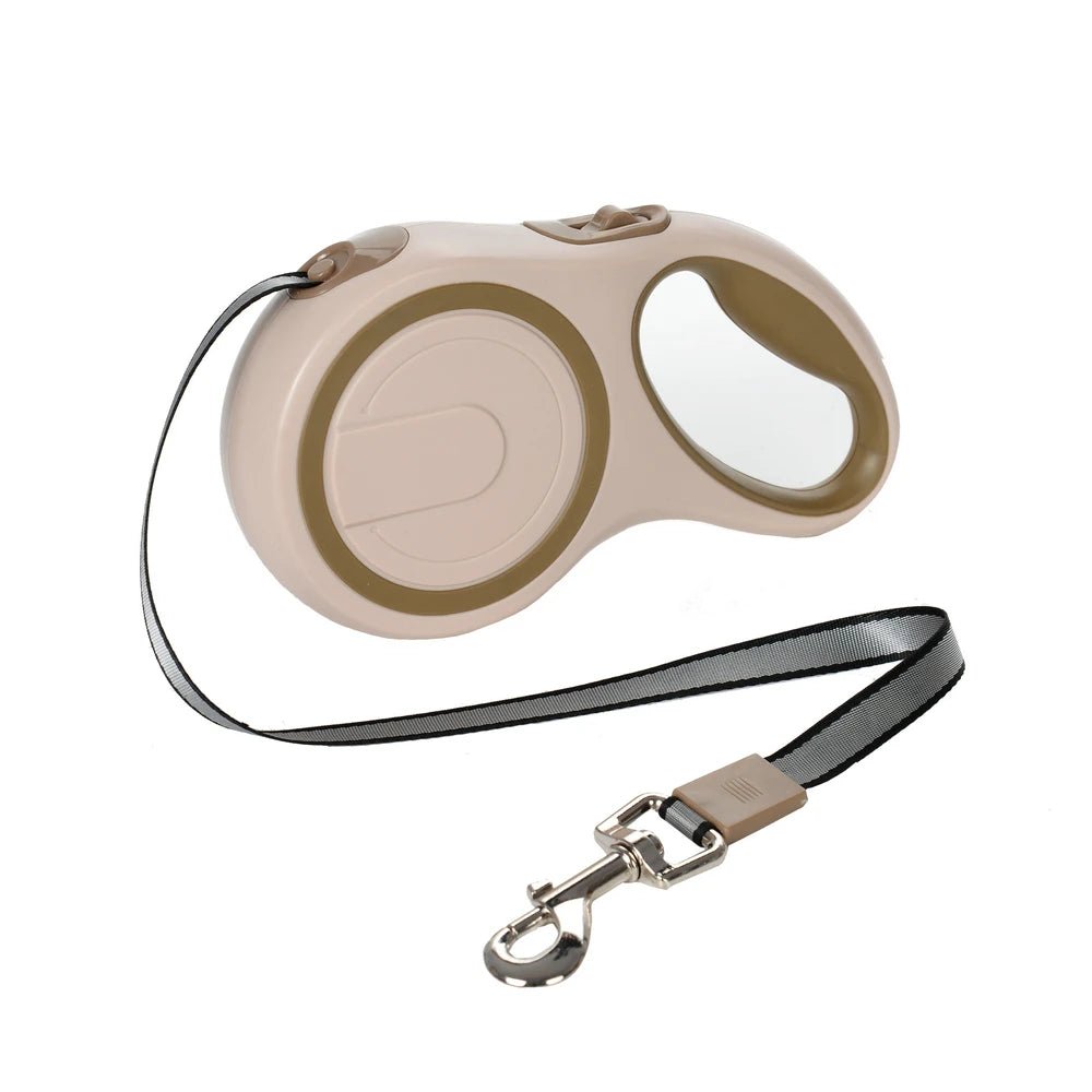 Elevate your dog's style with a luxury retractable leash, now available in a vibrant selection of modern colors at Luxempirez where elegance meets functionality for discerning pet owners. - Luxempirez
