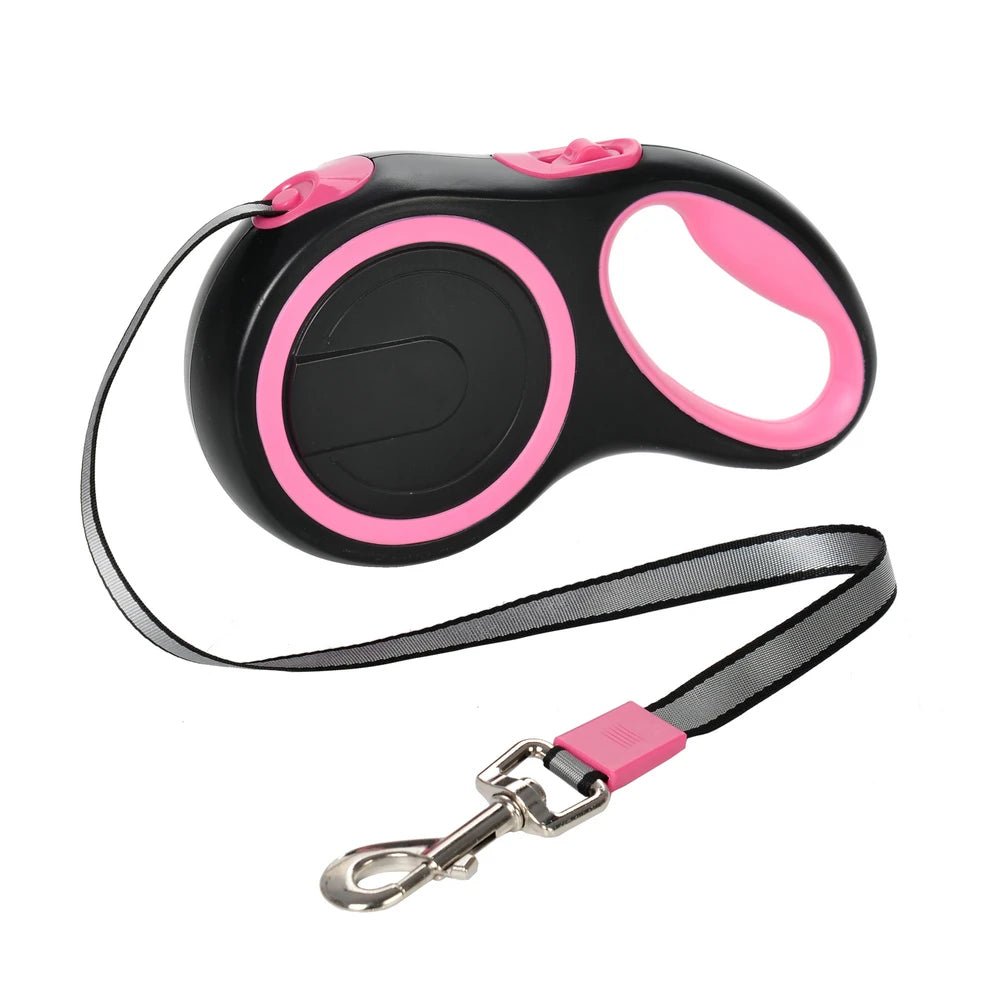 Elevate your dog's style with a luxury retractable leash, now available in a vibrant selection of modern colors at Luxempirez where elegance meets functionality for discerning pet owners. - Luxempirez