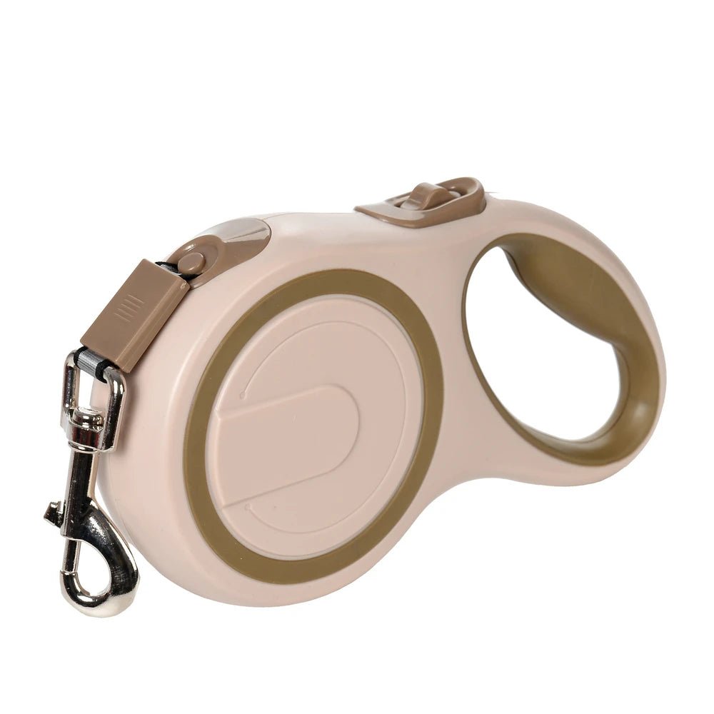 Elevate your dog's style with a luxury retractable leash, now available in a vibrant selection of modern colors at Luxempirez where elegance meets functionality for discerning pet owners. - Luxempirez