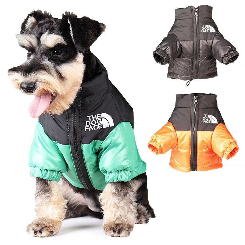 Elevate your dog's winter style with The Dog Face luxury jacket a statement piece for pet owners who demand the very best. Crafted with premium materials and an iconic two - tone design, this jacket combines warmth and water resistance - Luxempirez