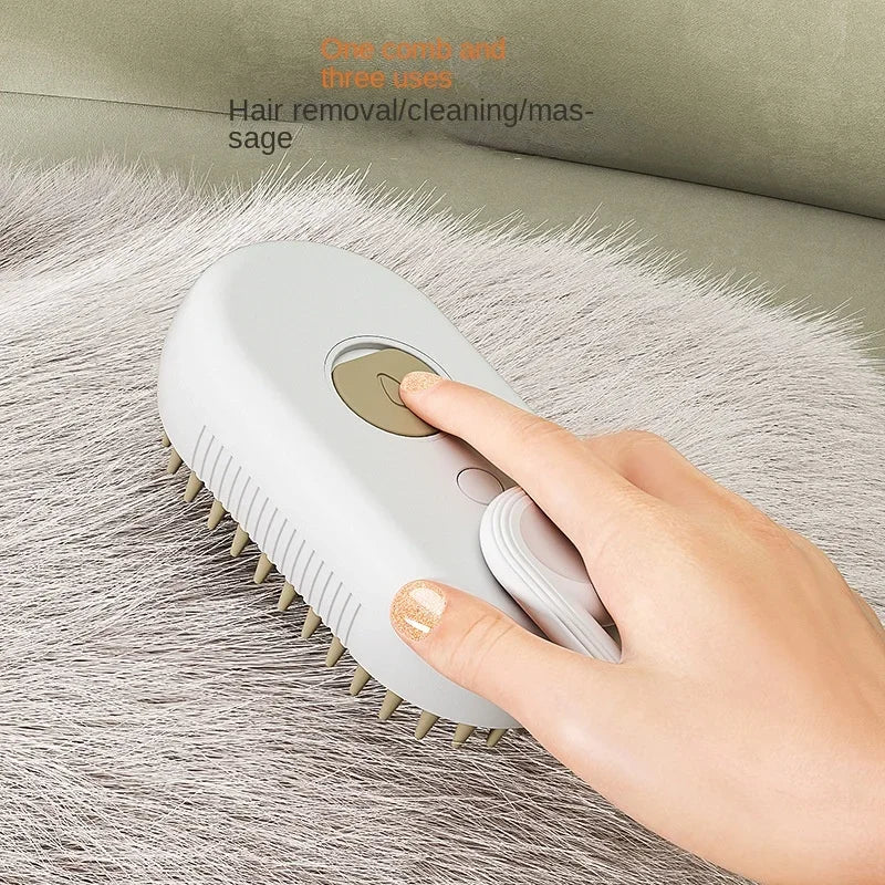 Elevate your pet care routine with our Luxury Pet Massage Cleaning Brush – the ultimate grooming accessory for discerning pet owners. Enjoy effortless fur care with one - click spray technology, transforming daily grooming into a soothing massage. - Luxempirez