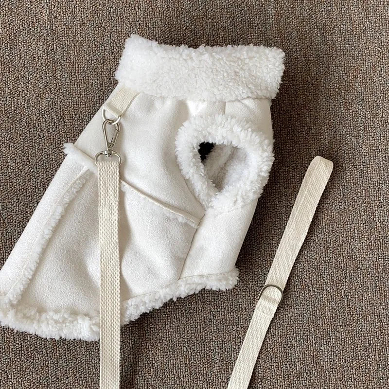 Elevate your pet’s style with our luxurious dog coat, crafted from premium, ultra - soft materials for both elegance and comfort. Featuring exquisite stitching and plush shearling details, this coat is designed not just to turn heads. - Luxempirez