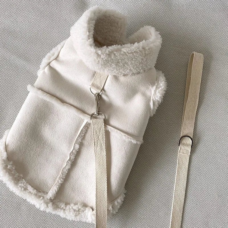 Elevate your pet’s style with our luxurious dog coat, crafted from premium, ultra - soft materials for both elegance and comfort. Featuring exquisite stitching and plush shearling details, this coat is designed not just to turn heads. - Luxempirez