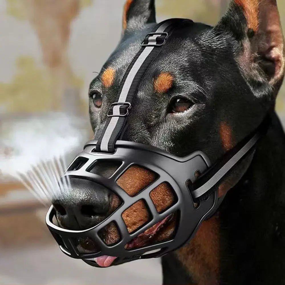 Experience premium safety and refined design with our luxury dog muzzle, crafted for ultimate protection and comfort. Made from durable, high - quality materials, this elegant muzzle ensures secure fit while allowing easy breathing and comfort for your dog. - Luxempirez