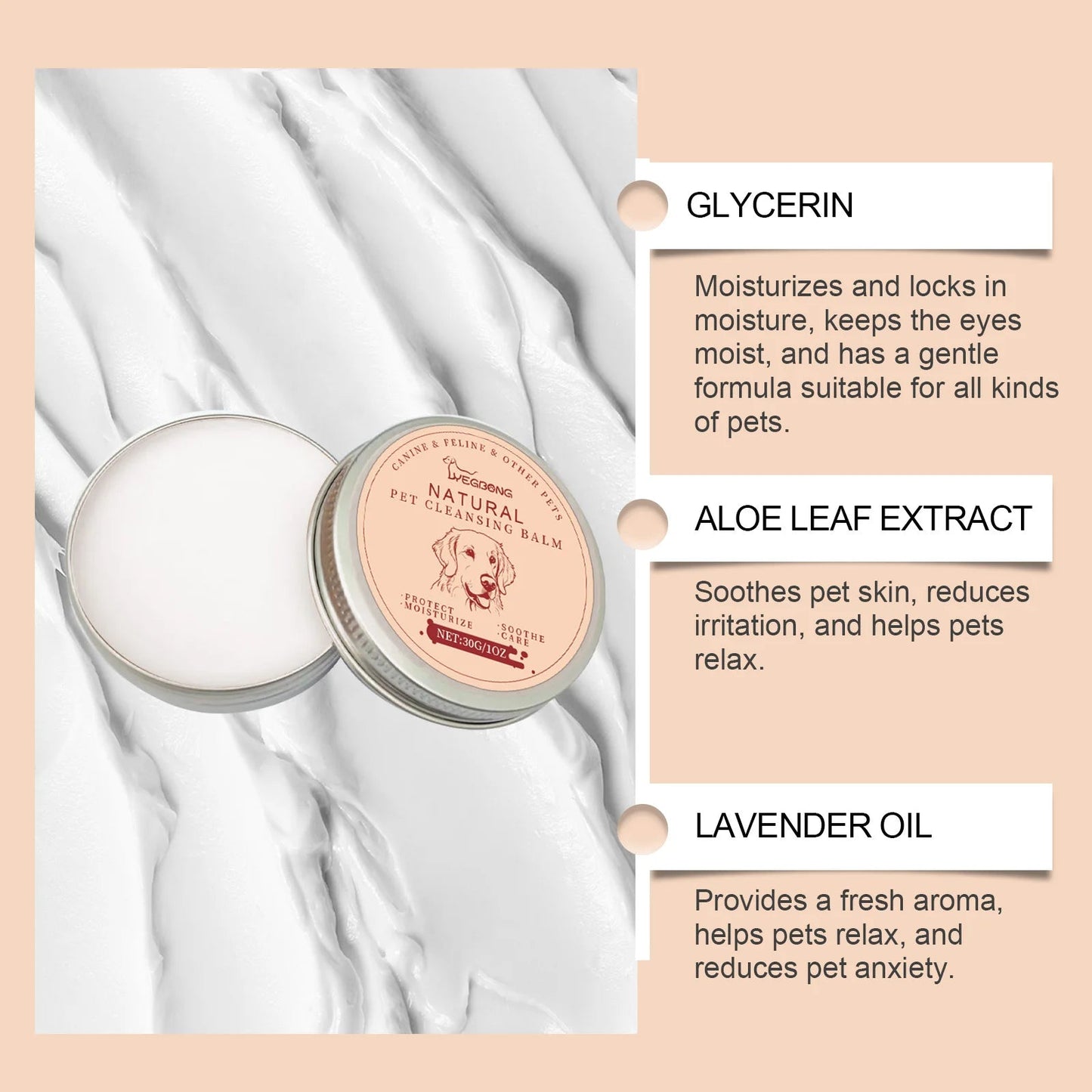 Gentle pet eye wipes that clean around the eyes and help reduce dark tear stains, leaving your dog’s face fresh and tidy. - Luxempirez