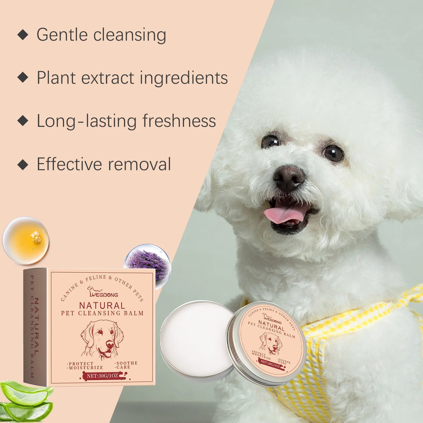 Gentle pet eye wipes that clean around the eyes and help reduce dark tear stains, leaving your dog’s face fresh and tidy. - Luxempirez