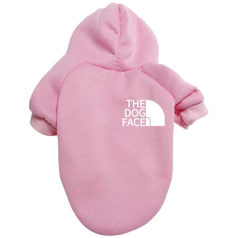 Give your dog a touch of streetwear style with our "The Dog Face" hoodie! Inspired by iconic fashion brands, this cozy and fun hoodie is available in vibrant red and classic black. Perfect for walks, social media photos, and keeping your furry friend warm - Luxempirez