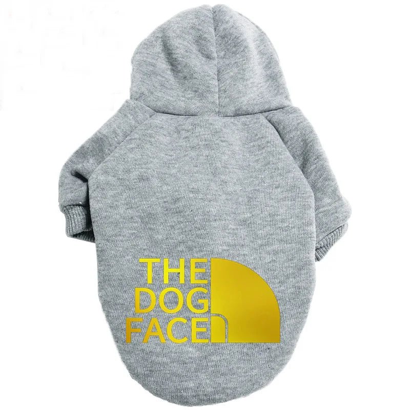 Give your dog a touch of streetwear style with our "The Dog Face" hoodie! Inspired by iconic fashion brands, this cozy and fun hoodie is available in vibrant red and classic black. Perfect for walks, social media photos, and keeping your furry friend warm - Luxempirez