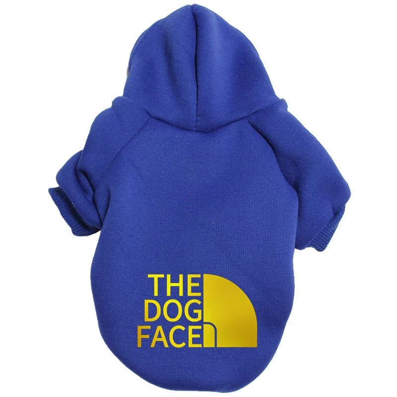Give your dog a touch of streetwear style with our "The Dog Face" hoodie! Inspired by iconic fashion brands, this cozy and fun hoodie is available in vibrant red and classic black. Perfect for walks, social media photos, and keeping your furry friend warm - Luxempirez