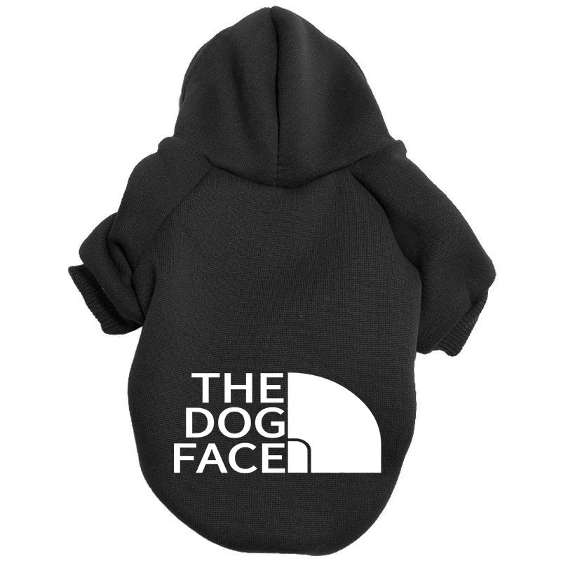 Give your dog a touch of streetwear style with our "The Dog Face" hoodie! Inspired by iconic fashion brands, this cozy and fun hoodie is available in vibrant red and classic black. Perfect for walks, social media photos, and keeping your furry friend warm - Luxempirez