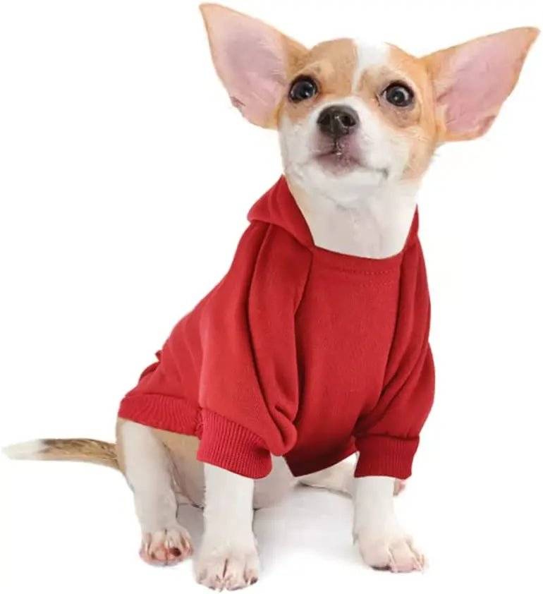 Give your dog a wardrobe essential with this ultra‑soft luxury hoodie, designed for everyday comfort and effortless style. The plush fabric and cozy hood keep your pup warm on cooler days. - Luxempirez