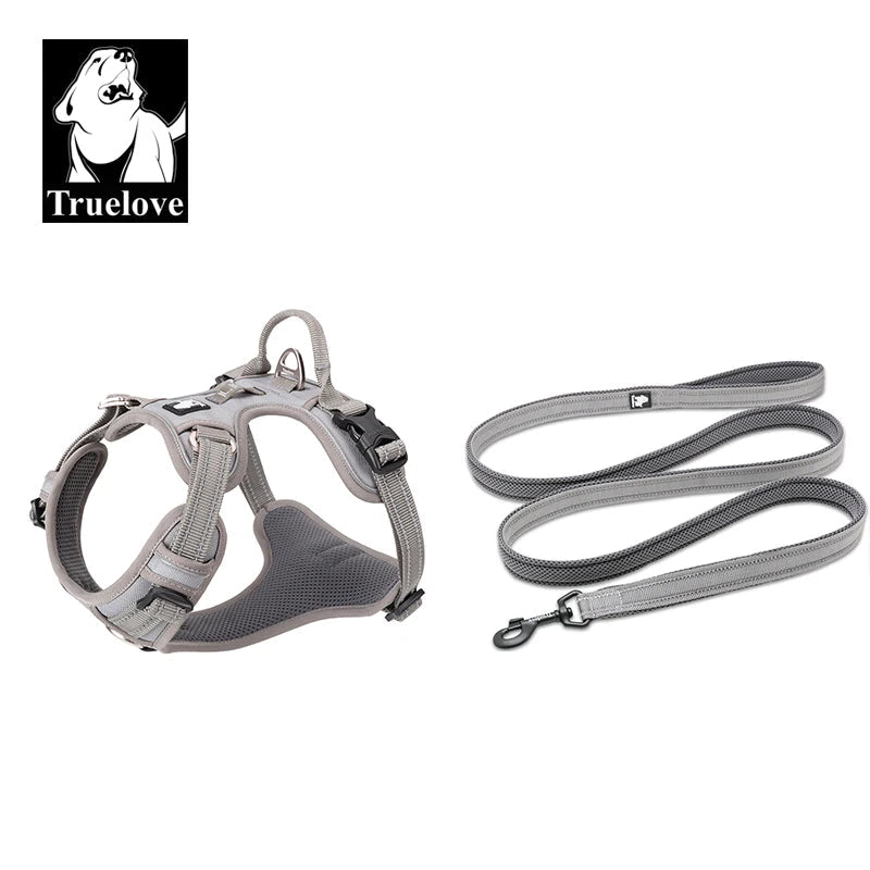 Give your dog the comfort and safety they deserve with the Truelove premium harness! Its ergonomic design relieves neck pressure and guarantees a perfect fit for every walk. Made from durable, breathable materials. - Luxempirez
