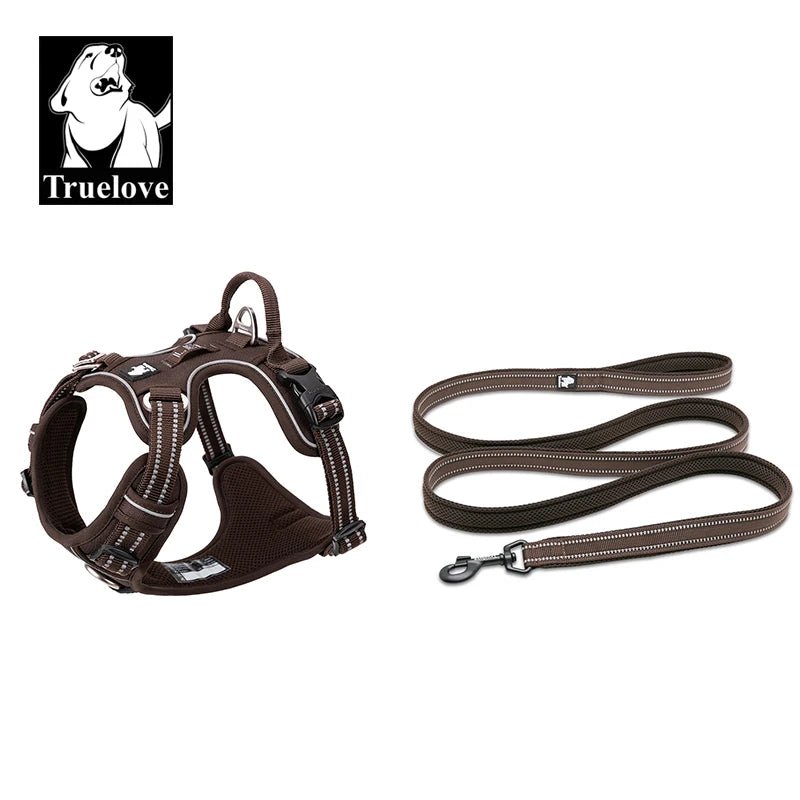 Give your dog the comfort and safety they deserve with the Truelove premium harness! Its ergonomic design relieves neck pressure and guarantees a perfect fit for every walk. Made from durable, breathable materials. - Luxempirez