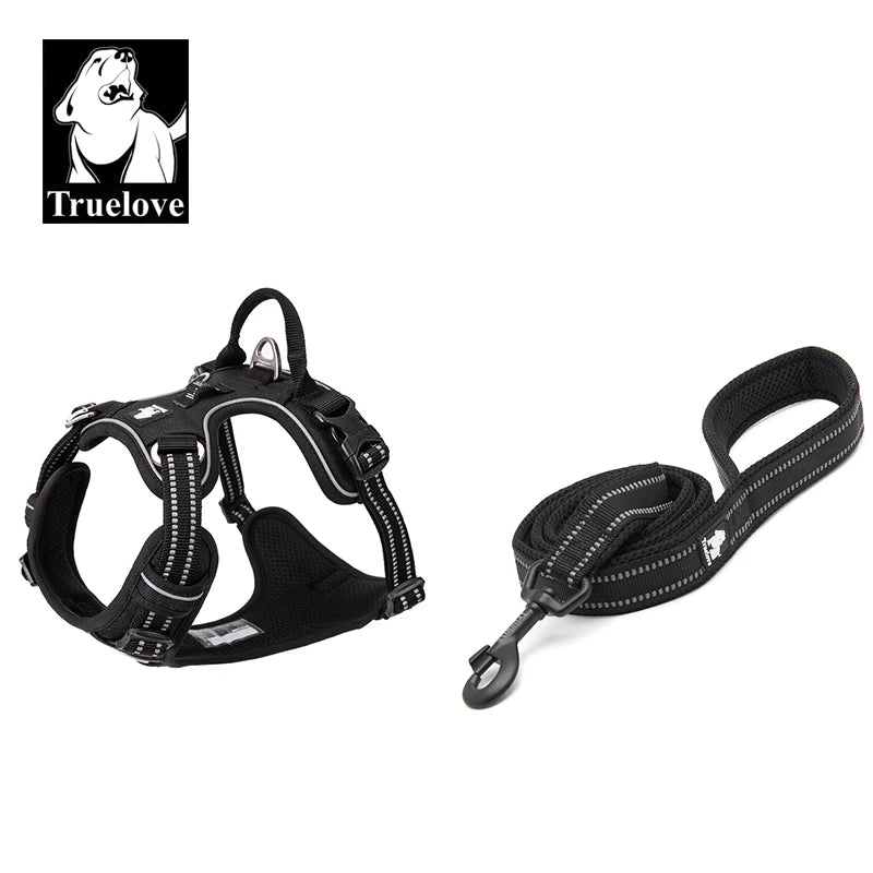 Give your dog the comfort and safety they deserve with the Truelove premium harness! Its ergonomic design relieves neck pressure and guarantees a perfect fit for every walk. Made from durable, breathable materials. - Luxempirez