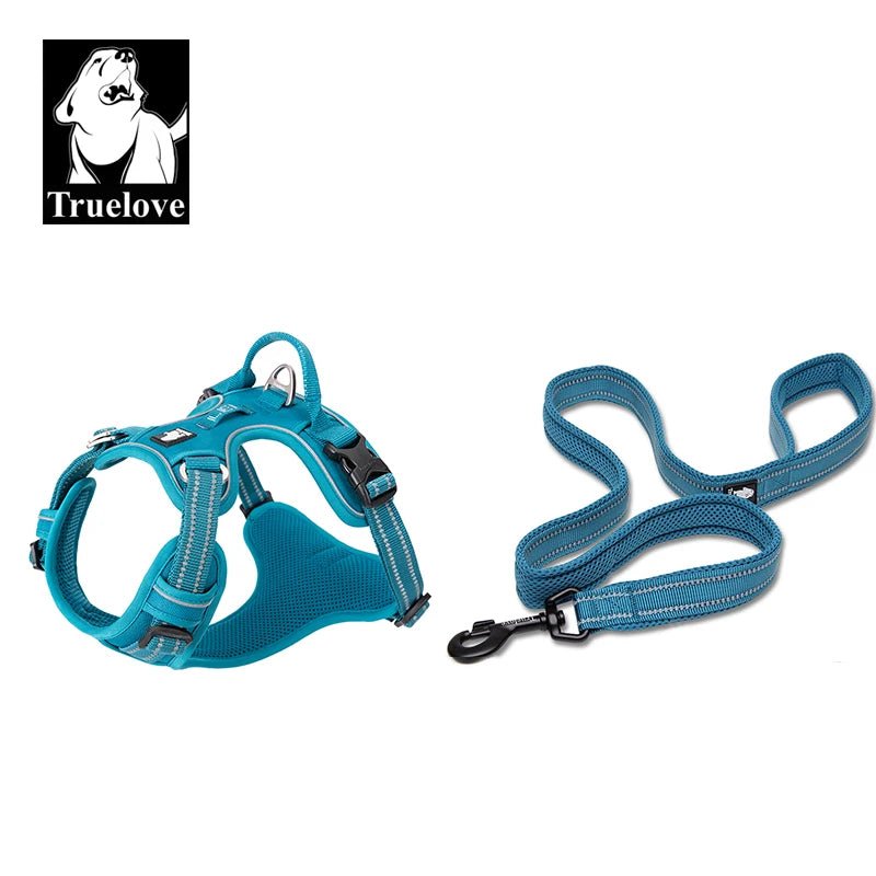 Give your dog the comfort and safety they deserve with the Truelove premium harness! Its ergonomic design relieves neck pressure and guarantees a perfect fit for every walk. Made from durable, breathable materials. - Luxempirez