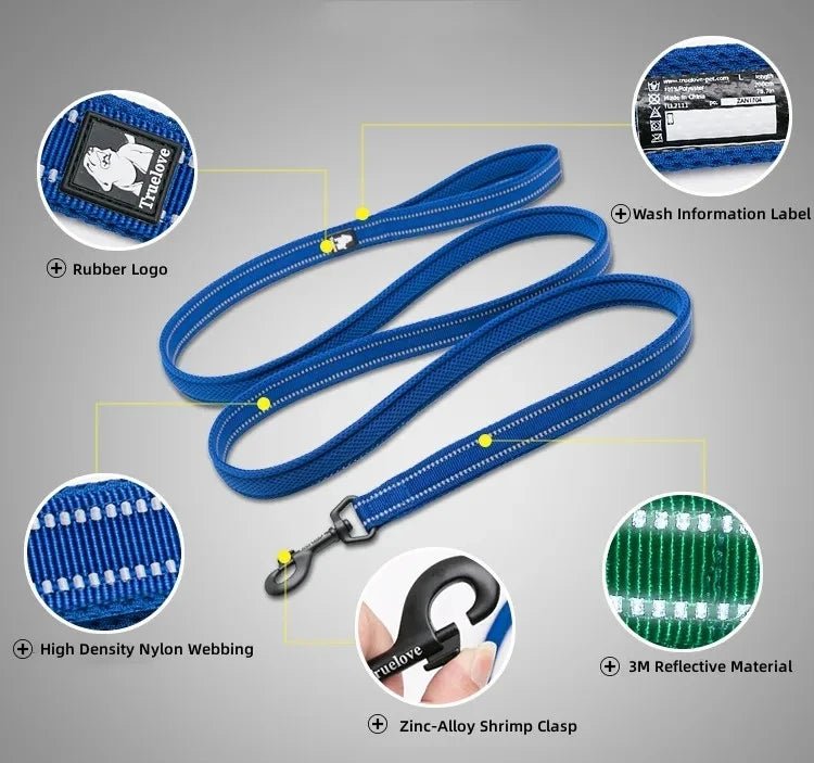 Give your dog the comfort and safety they deserve with the Truelove premium harness! Its ergonomic design relieves neck pressure and guarantees a perfect fit for every walk. Made from durable, breathable materials. - Luxempirez