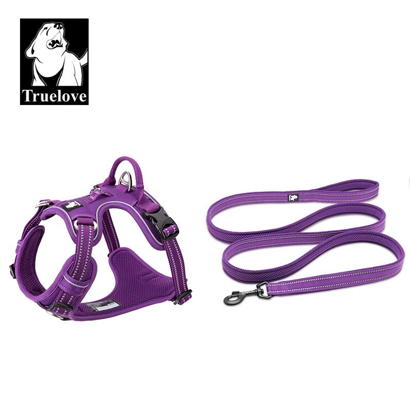Give your dog the comfort and safety they deserve with the Truelove premium harness! Its ergonomic design relieves neck pressure and guarantees a perfect fit for every walk. Made from durable, breathable materials. - Luxempirez