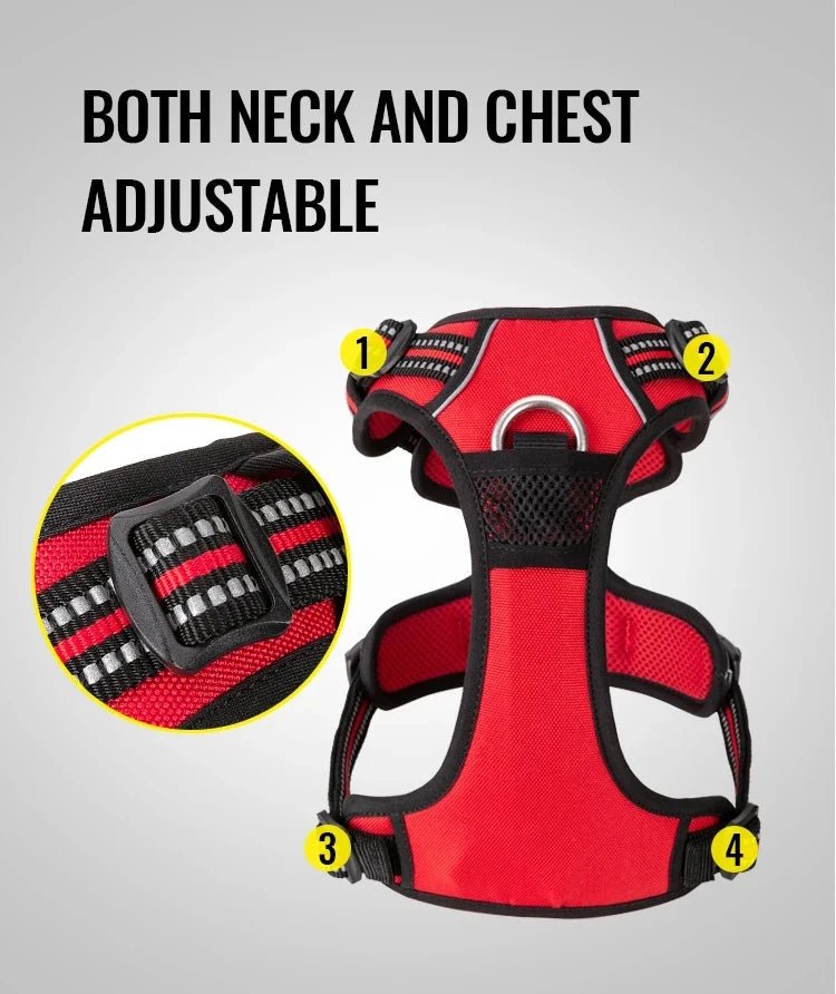 Give your dog the comfort and safety they deserve with the Truelove premium harness! Its ergonomic design relieves neck pressure and guarantees a perfect fit for every walk. Made from durable, breathable materials. - Luxempirez