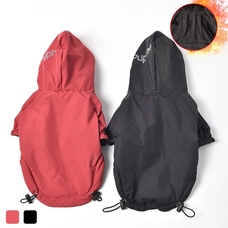 Give your dog the gift of comfort and style with our luxury waterproof dog jacket. Expertly crafted to blend elegance and performance, this premium piece features a sleek, weather - resistant finish and a cozy hood for ultimate protection. - Luxempirez