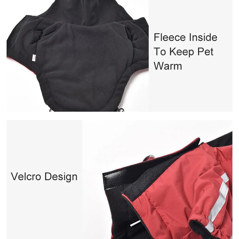 Give your dog the gift of comfort and style with our luxury waterproof dog jacket. Expertly crafted to blend elegance and performance, this premium piece features a sleek, weather - resistant finish and a cozy hood for ultimate protection. - Luxempirez