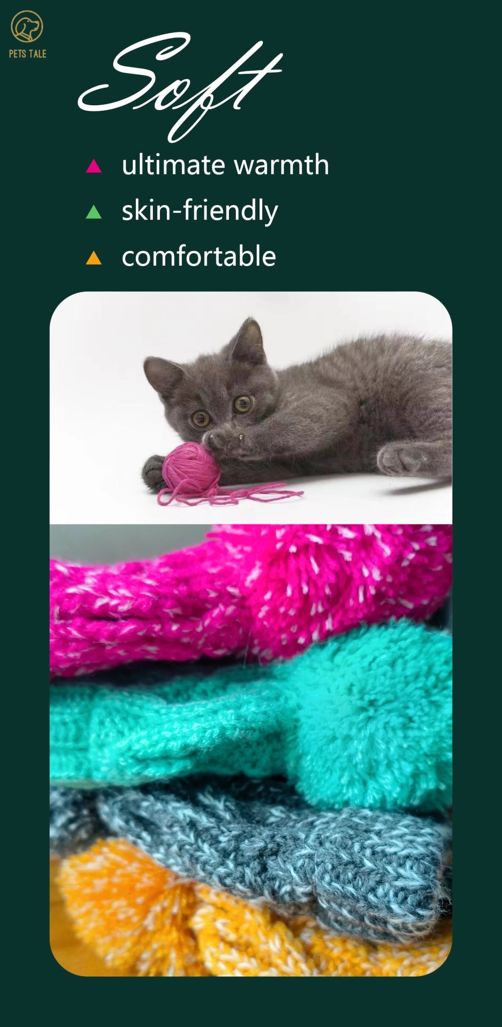 Give your dog the gift of luxury and warmth with our premium winter hat. Crafted with soft, high - quality yarn and elegant details, it keeps your pet stylish and cozy on every walk. Perfect for fashion - forward pups! - Luxempirez